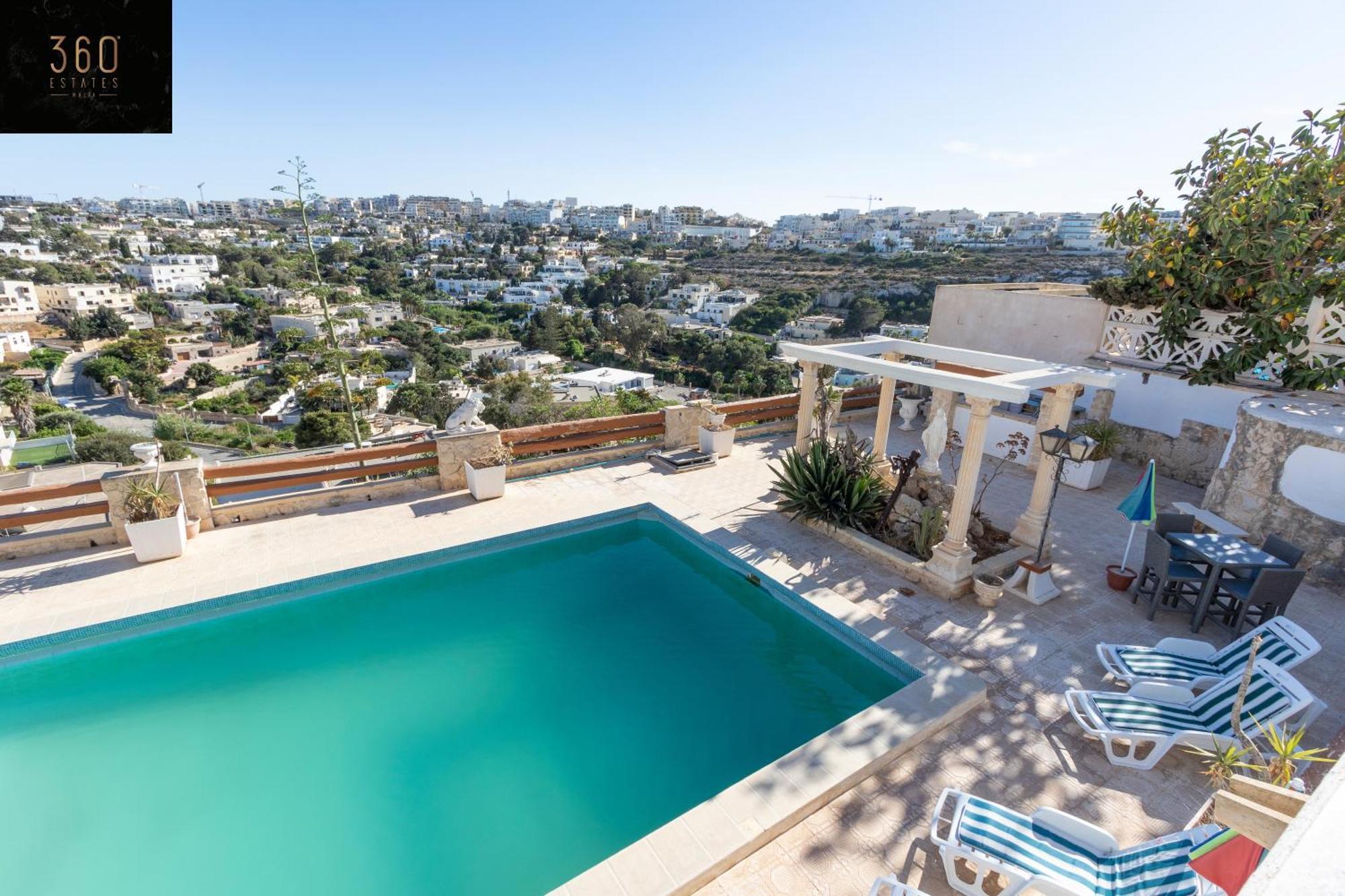 Massive Villa Pool Area With Views, Wifi With Bbq By 360 Estates Mellieħa Екстериор снимка